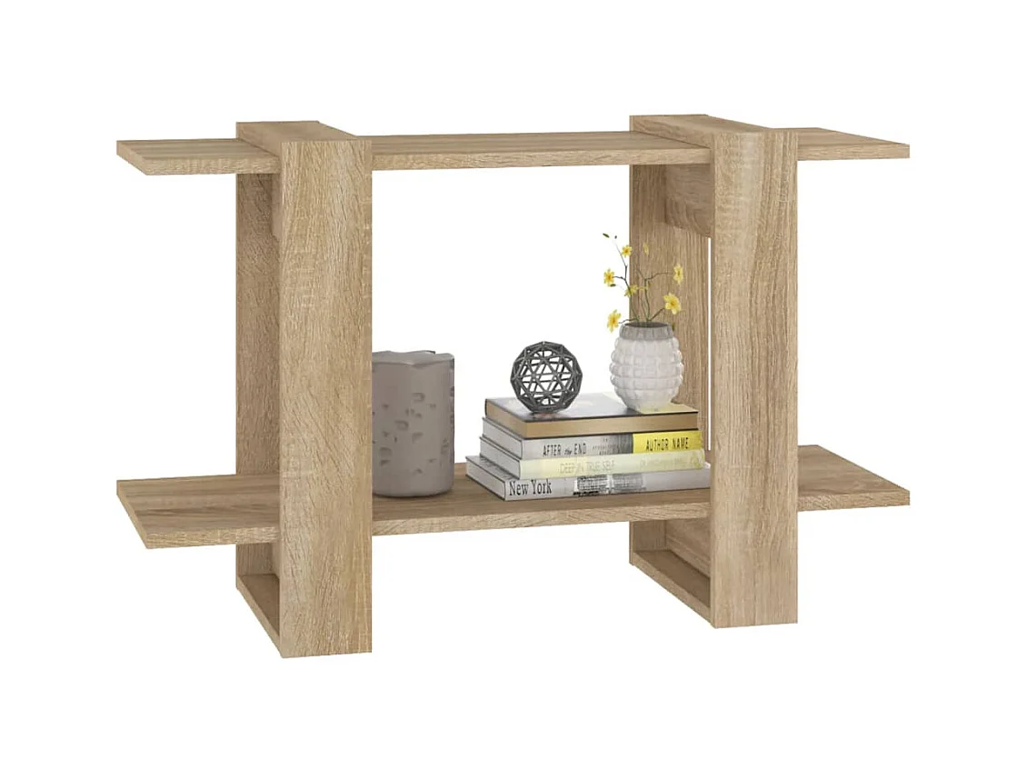Bibliothèque | Etagère de rangement | Meuble de rangement Chêne sonoma 80x30x51 cm