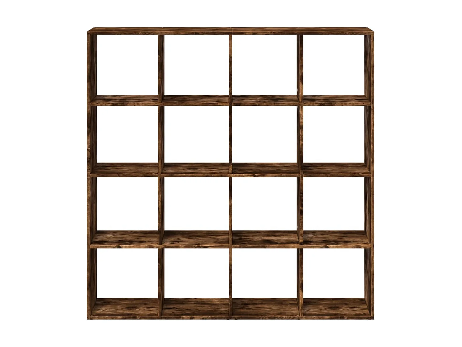 Libreria | Scaffale | Mobile di stoccaggio Rovere Fumo 137,5x29x137,5 cm in Legno Multistrato