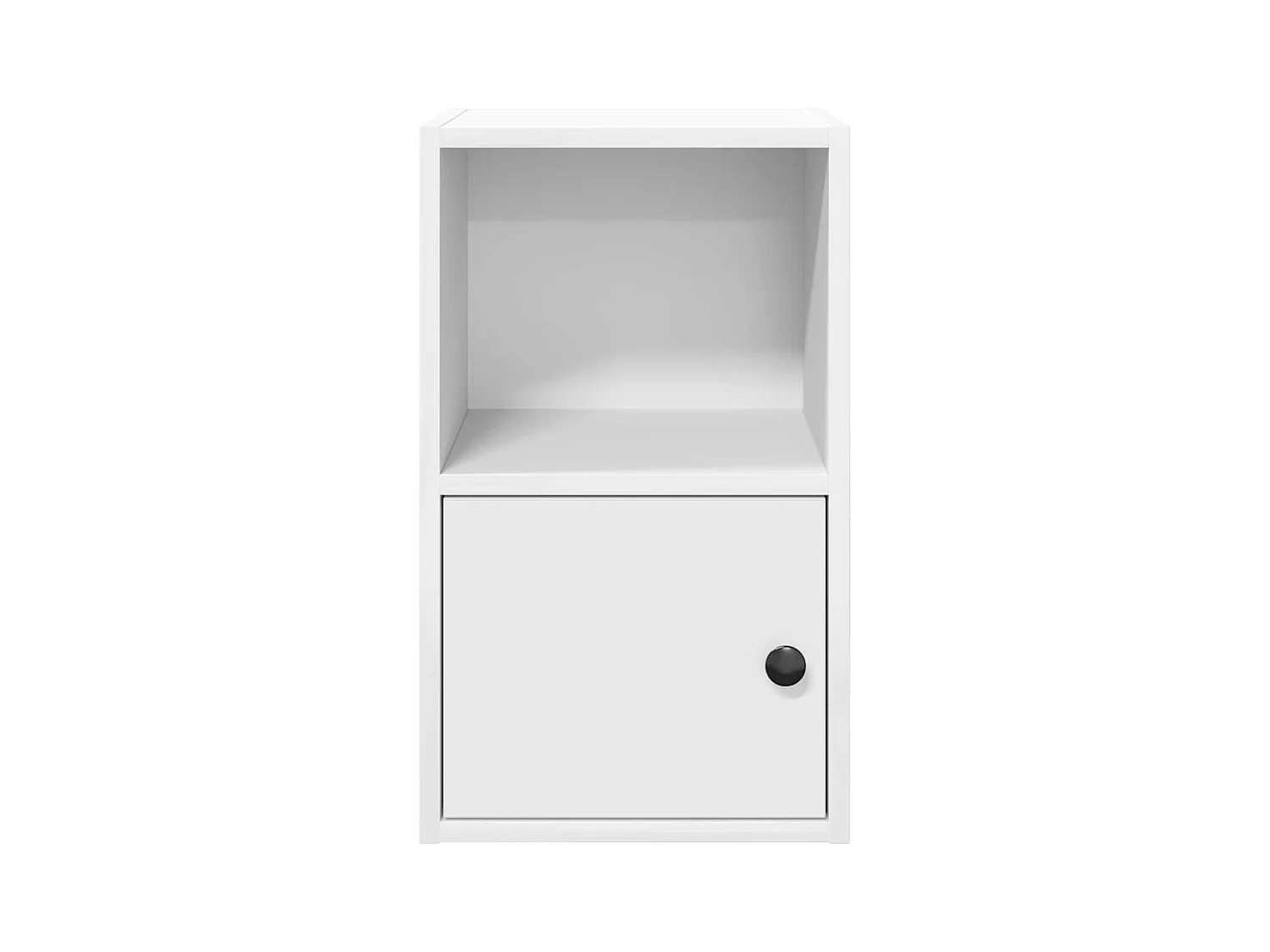 Bibliothèque | Etagère de rangement | Meuble de rangement blanc 31x24x52 cm bois d'ingénierie