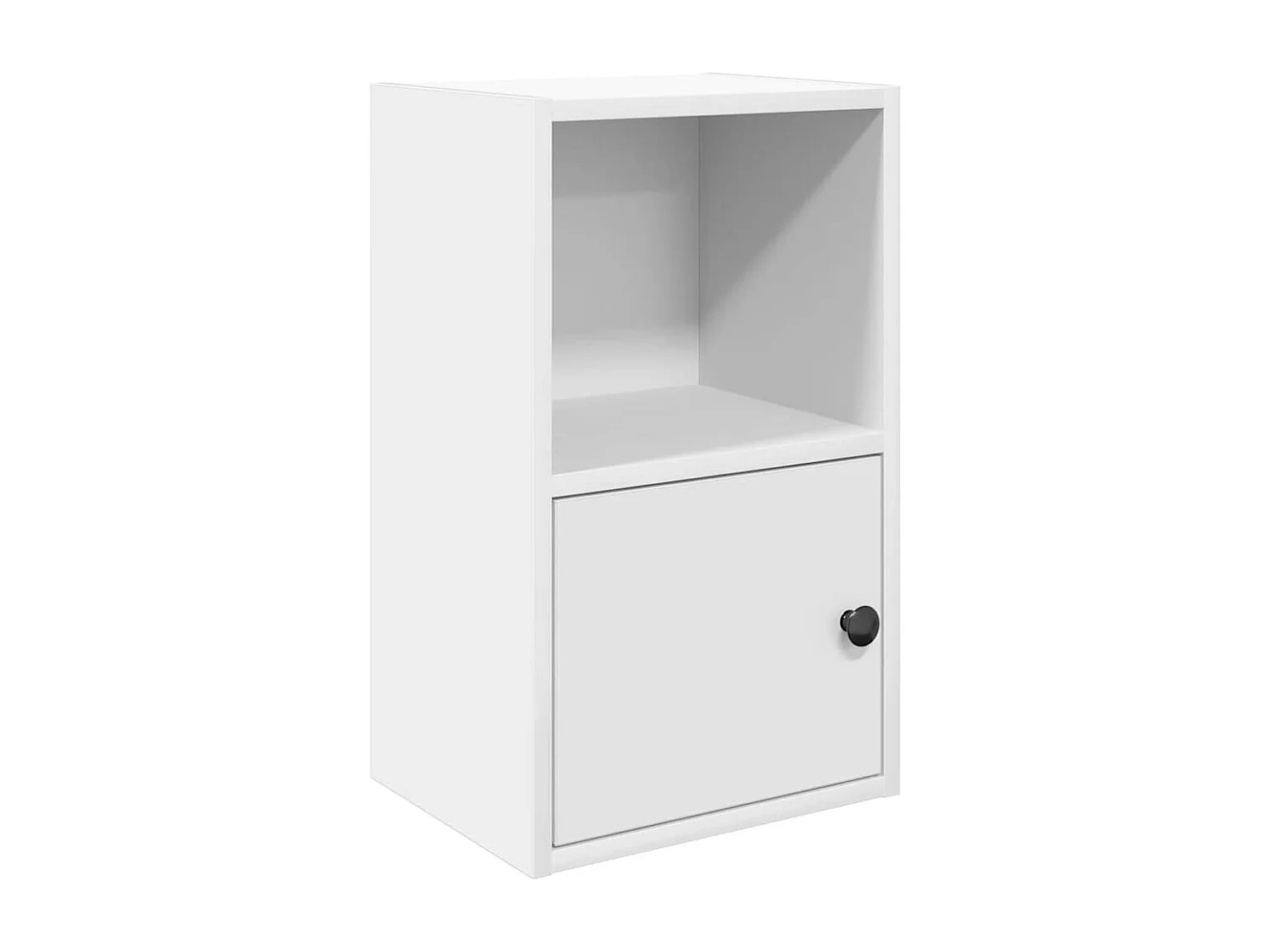 Bibliothèque | Etagère de rangement | Meuble de rangement blanc 31x24x52 cm bois d'ingénierie