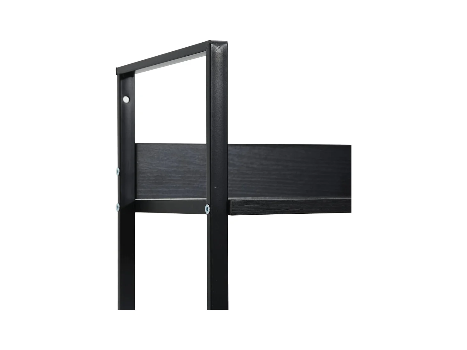 Armadio per Libri | Scaffale Libri | Mobile di stoccaggio 4 Ripiani Nero 60x27,6x124,5cm Legno Multistrato