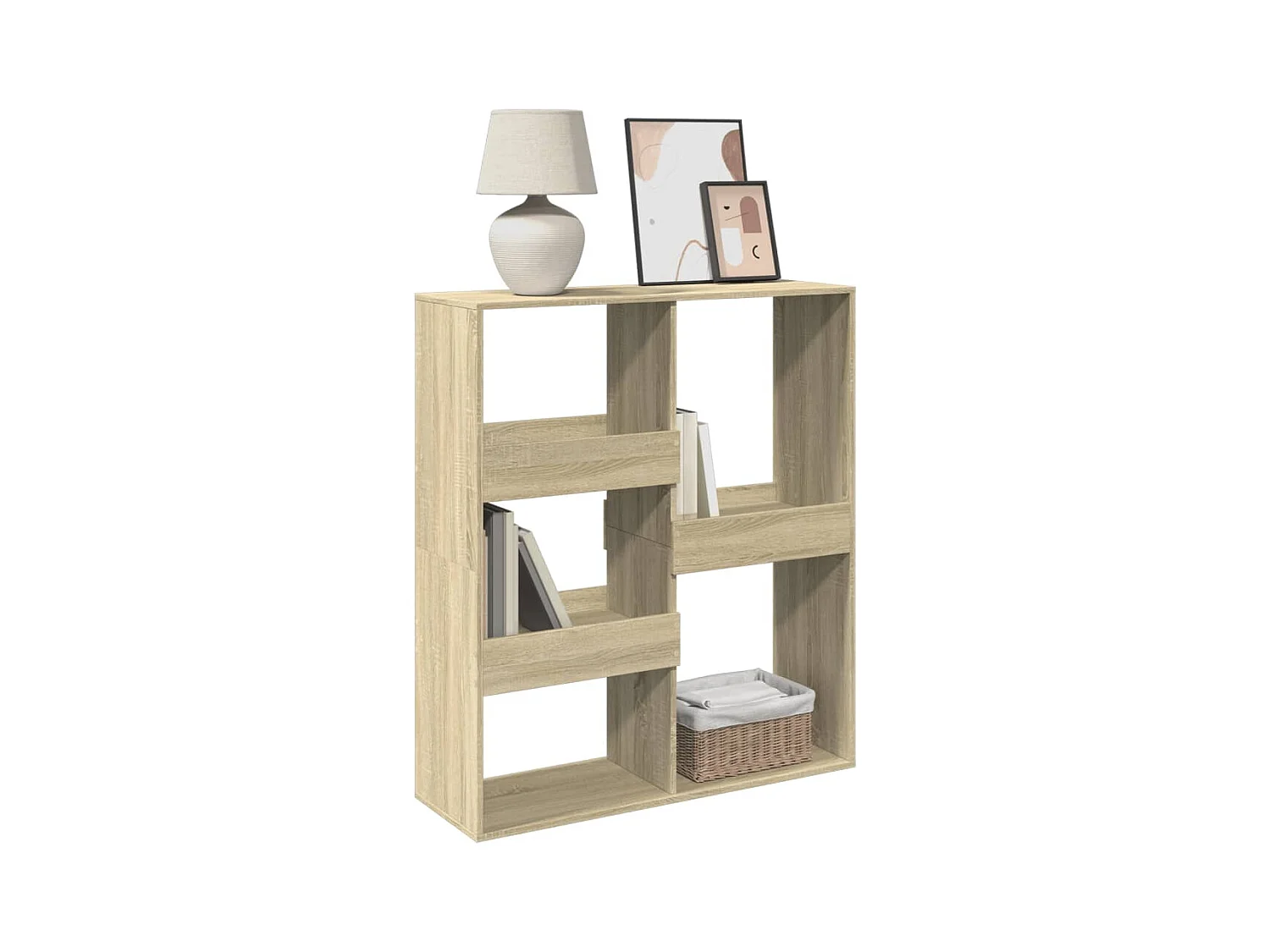 Libreria | Scaffale | Mobile di stoccaggio Divisorio Rovere Sonoma 100x33x115 cm