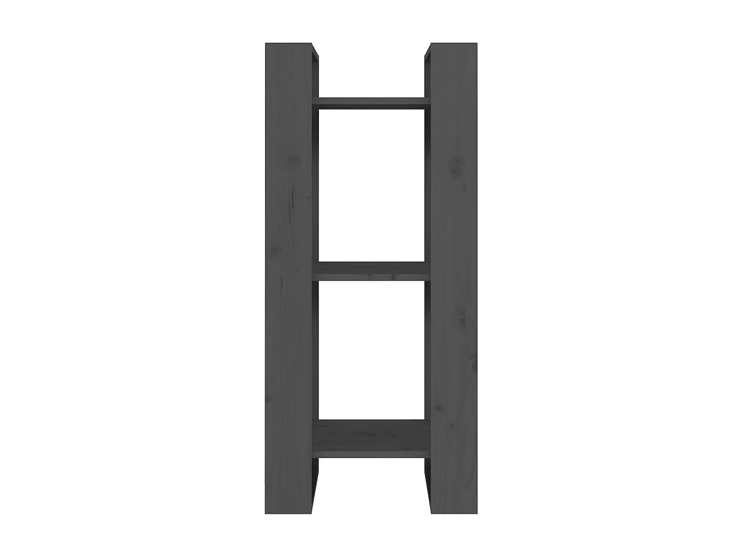 Bibliothèque | Etagère de rangement | Meuble de rangement Gris 41x35x91 cm Pin solide