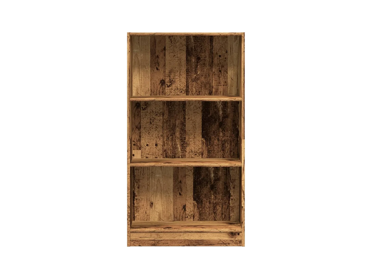 Bibliothèque | Etagère de rangement | Meuble de rangement vieux bois 60x24x109 cm bois d'ingénierie