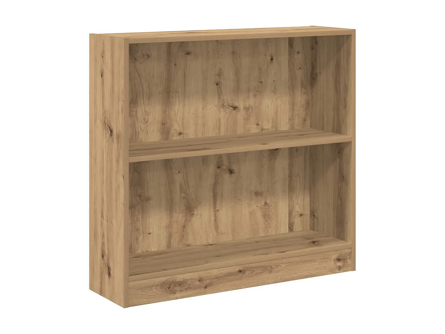 Bibliothèque | Etagère de rangement | Meuble de rangement chêne artisanal 80x24x76 cm bois d'ingénierie