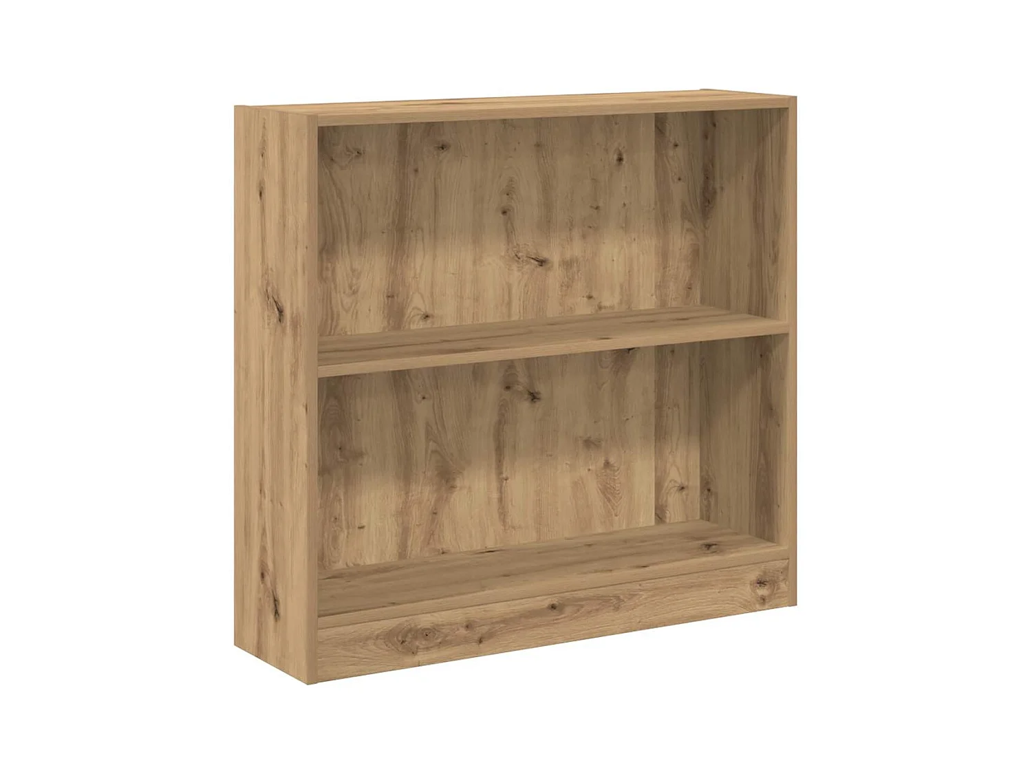 Bibliothèque | Etagère de rangement | Meuble de rangement chêne artisanal 80x24x76 cm bois d'ingénierie