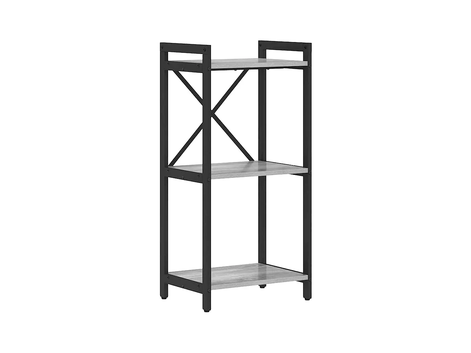 Bibliothèque | Etagère de rangement | Meuble de rangement Sonoma gris 40 x 30 x 83 cm Bois d'ingénierie