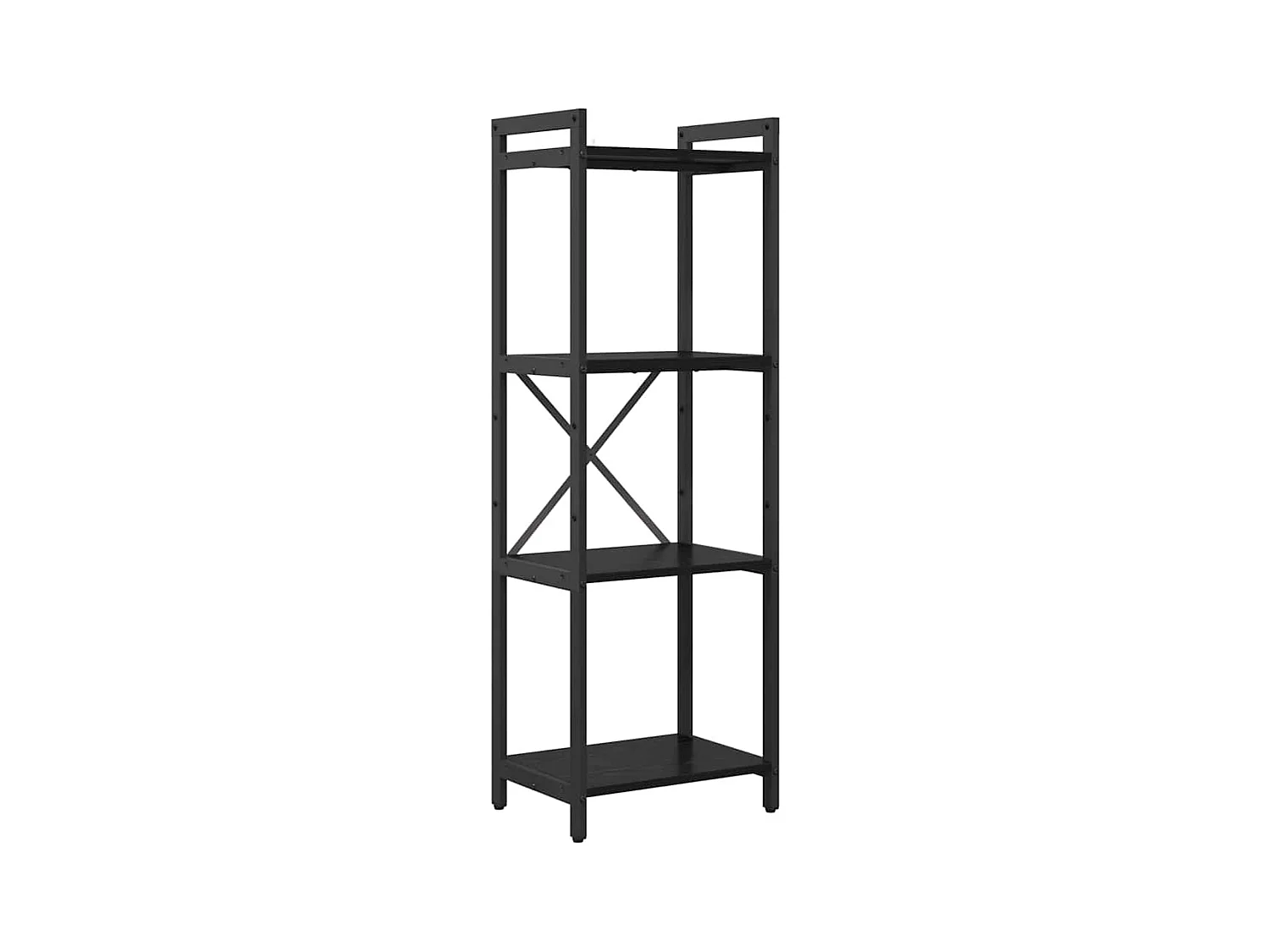 Bibliothèque | Etagère de rangement | Meuble de rangement Chêne noir 40 x 30 x 118 cm Bois d'ingénierie