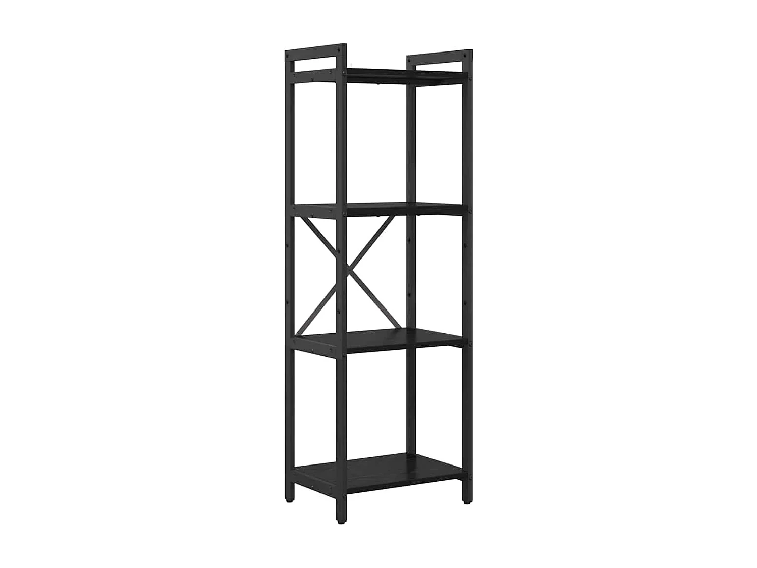 Bibliothèque | Etagère de rangement | Meuble de rangement Chêne noir 40 x 30 x 118 cm Bois d'ingénierie