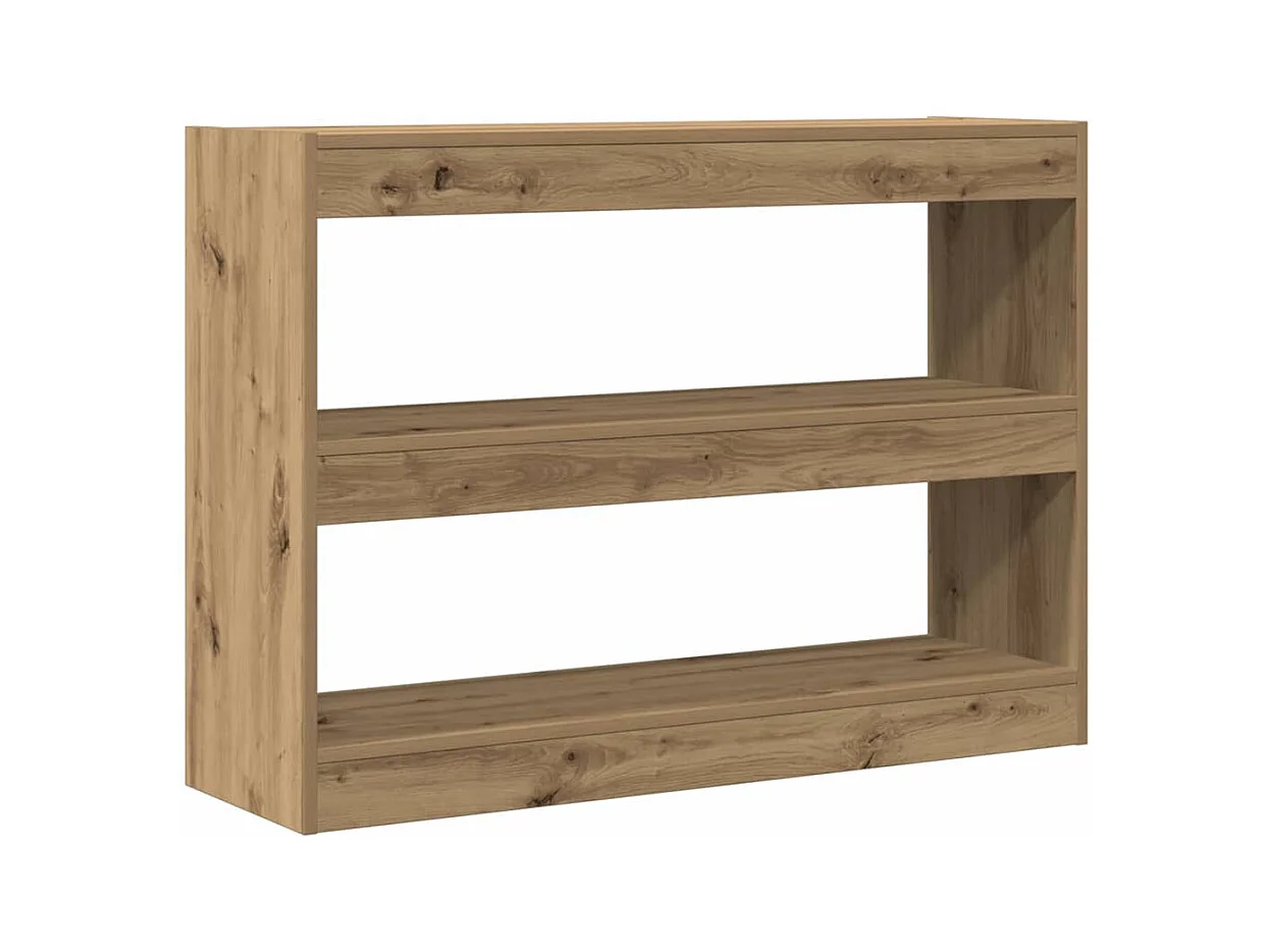 Bibliothèque | Etagère de rangement | Meuble de rangement - Chêne artisan - 100x30x72 cm - Fabriqué en bois d'ingénierie