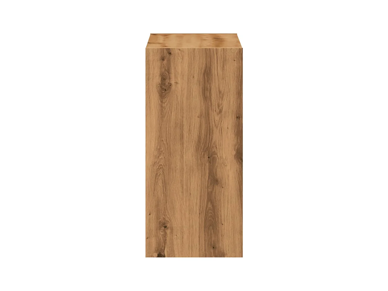 Bibliothèque | Etagère de rangement | Meuble de rangement chêne artisanal 68,5x32x68,5 cm bois d'ingénierie