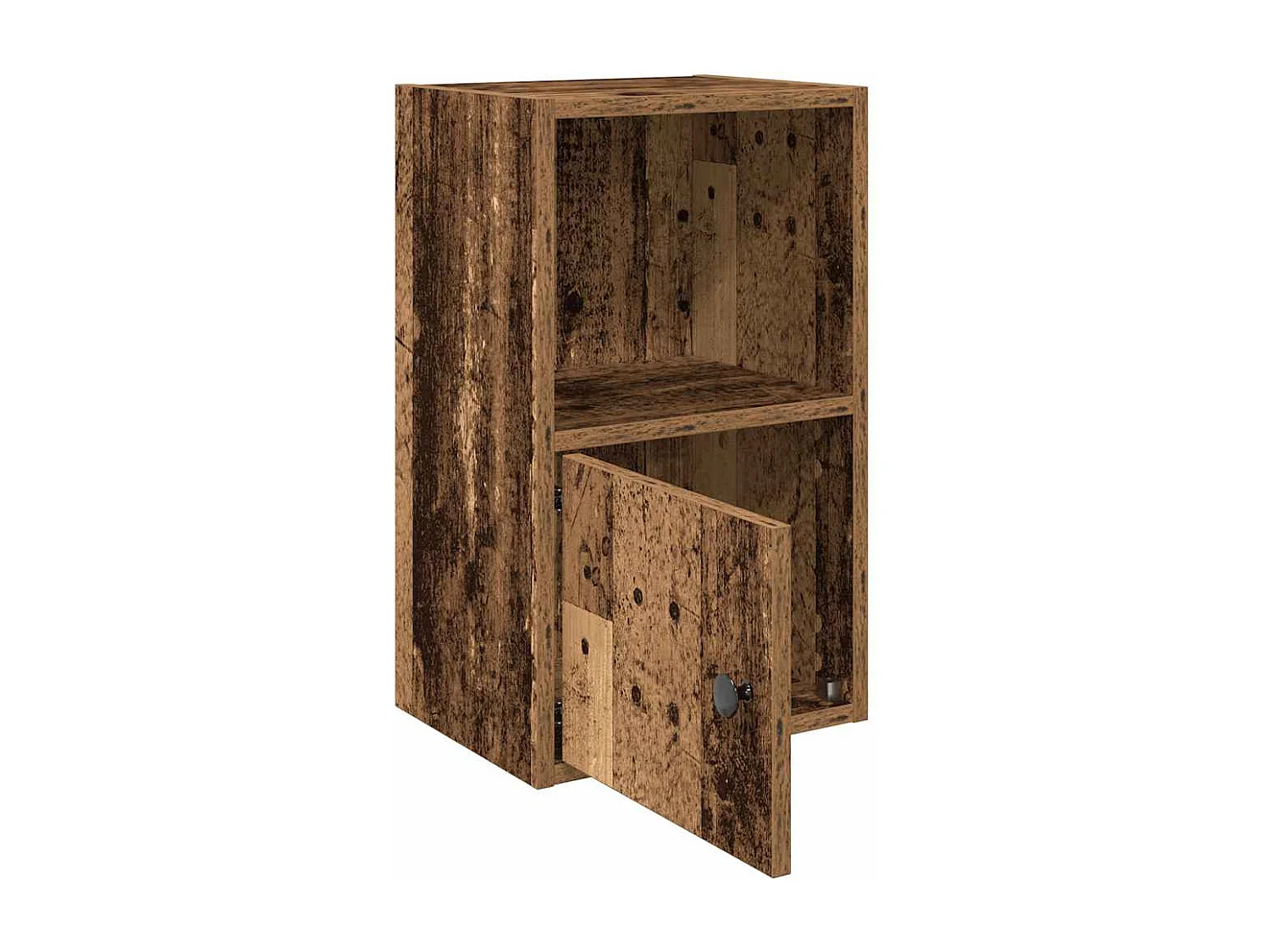 Bibliothèque | Etagère de rangement | Meuble de rangement vieux bois 31x24x52 cm bois d'ingénierie