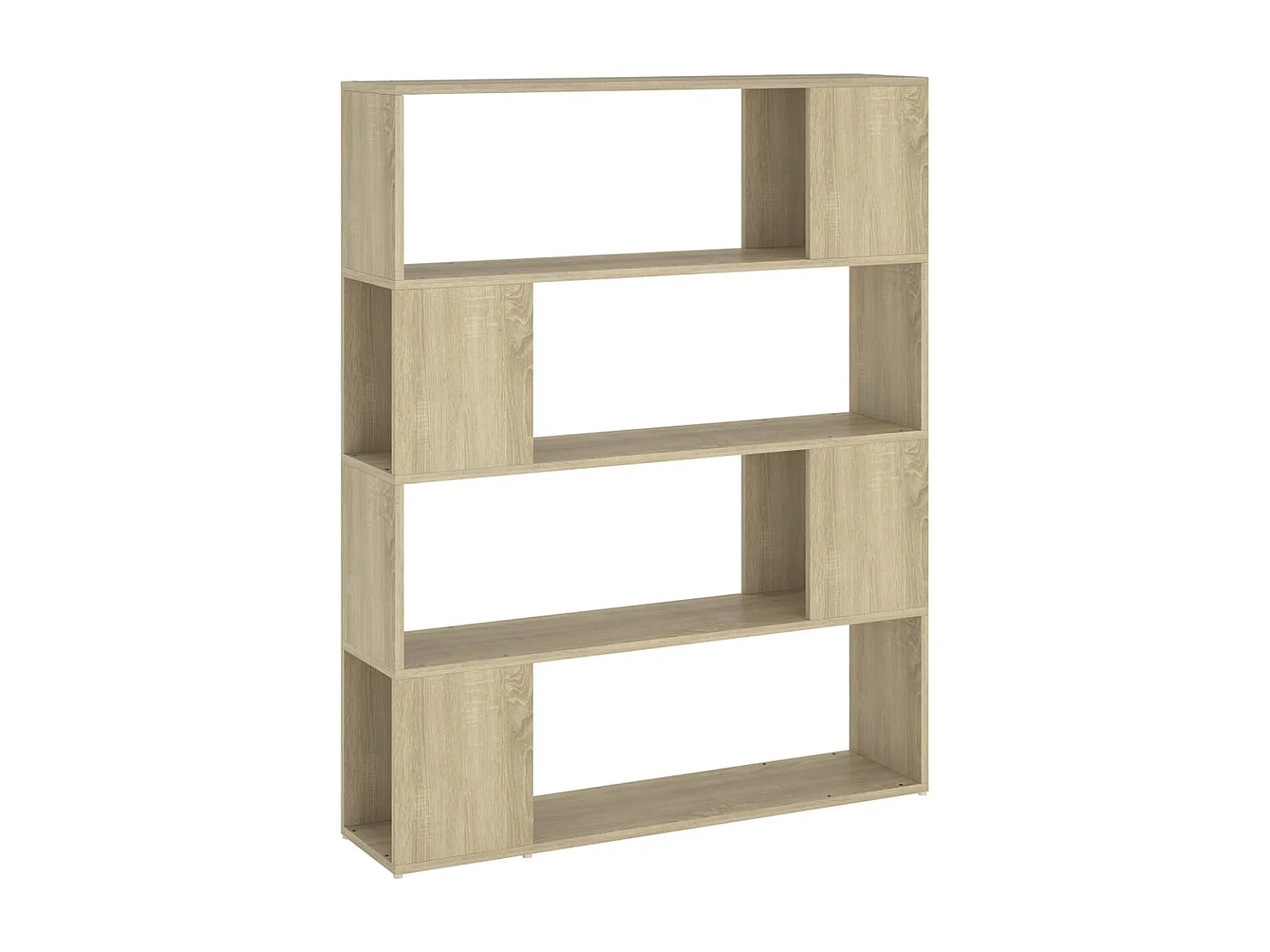 Bibliothèque | Etagère de rangement | Meuble de rangement Chêne sonoma 100x24x124 cm