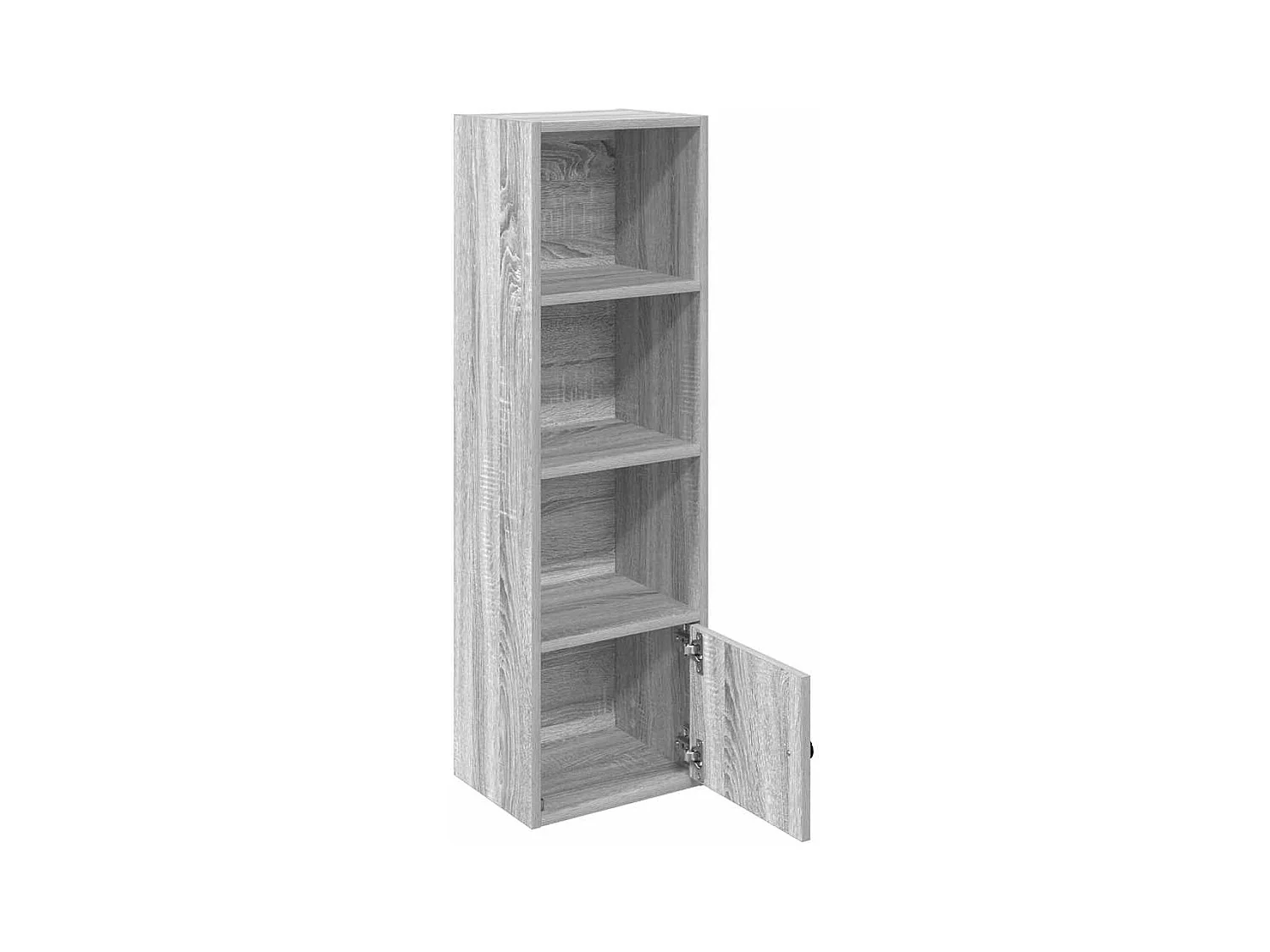 Bibliothèque | Etagère de rangement | Meuble de rangement sonoma gris 31x24x102 cm bois d'ingénierie