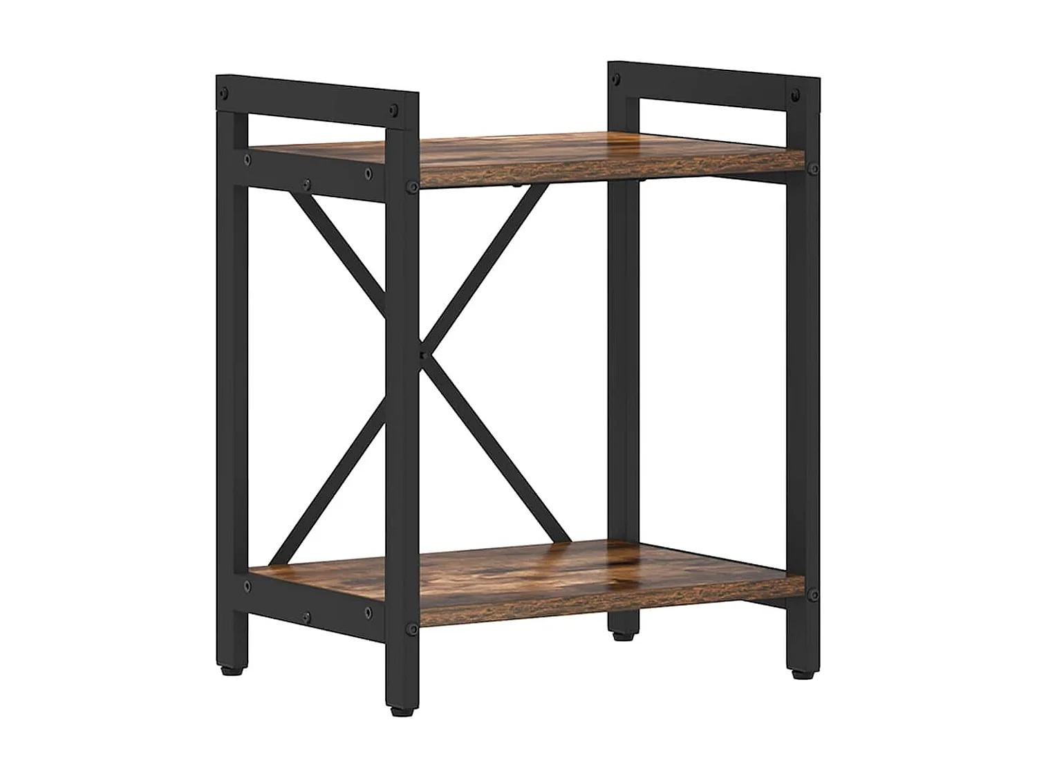 Libreria | Scaffale | Mobile di stoccaggio Rovere fumo 40 x 30 x 48.5 cm Legno multistrato