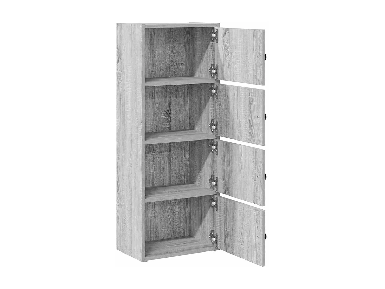 Libreria | Scaffale | Mobile di stoccaggio Grigio Sonoma 40x24x102 cm in Legno Multistrato