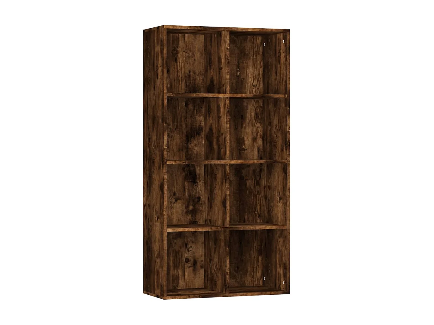 Libreria | Scaffale | Mobile di stoccaggio Credenza Rovere Fumo 66x30x130 cm in Legno Multistrato