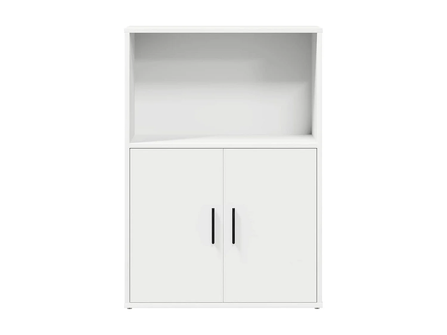 Bibliothèque | Etagère de rangement | Meuble de rangement blanc 60x24x85 cm bois d'ingénierie