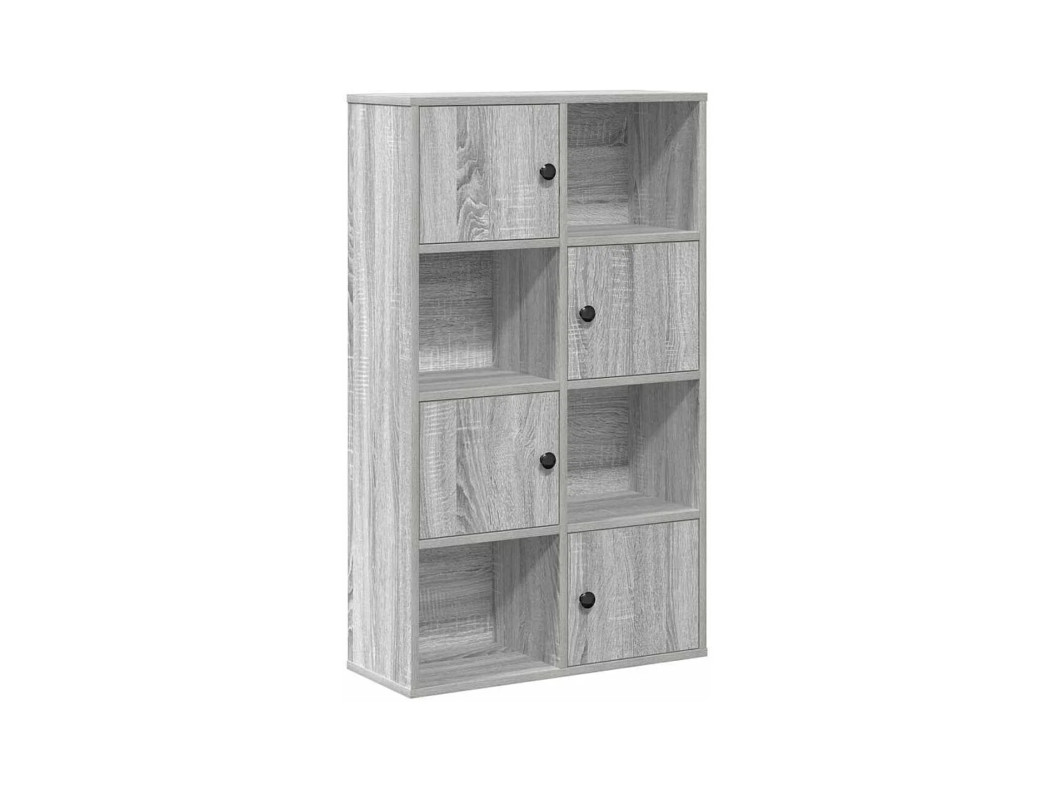 Bibliothèque | Etagère de rangement | Meuble de rangement sonoma gris 60x24x101,5 cm bois d'ingénierie
