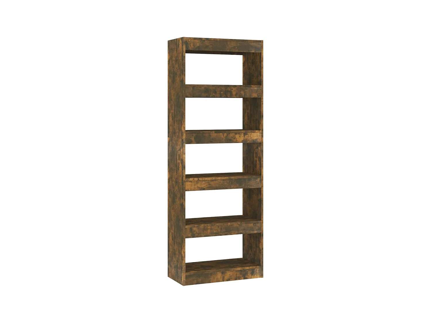 Bibliothèque | Etagère de rangement | Meuble de rangement Chêne fumé Bois d'ingénierie