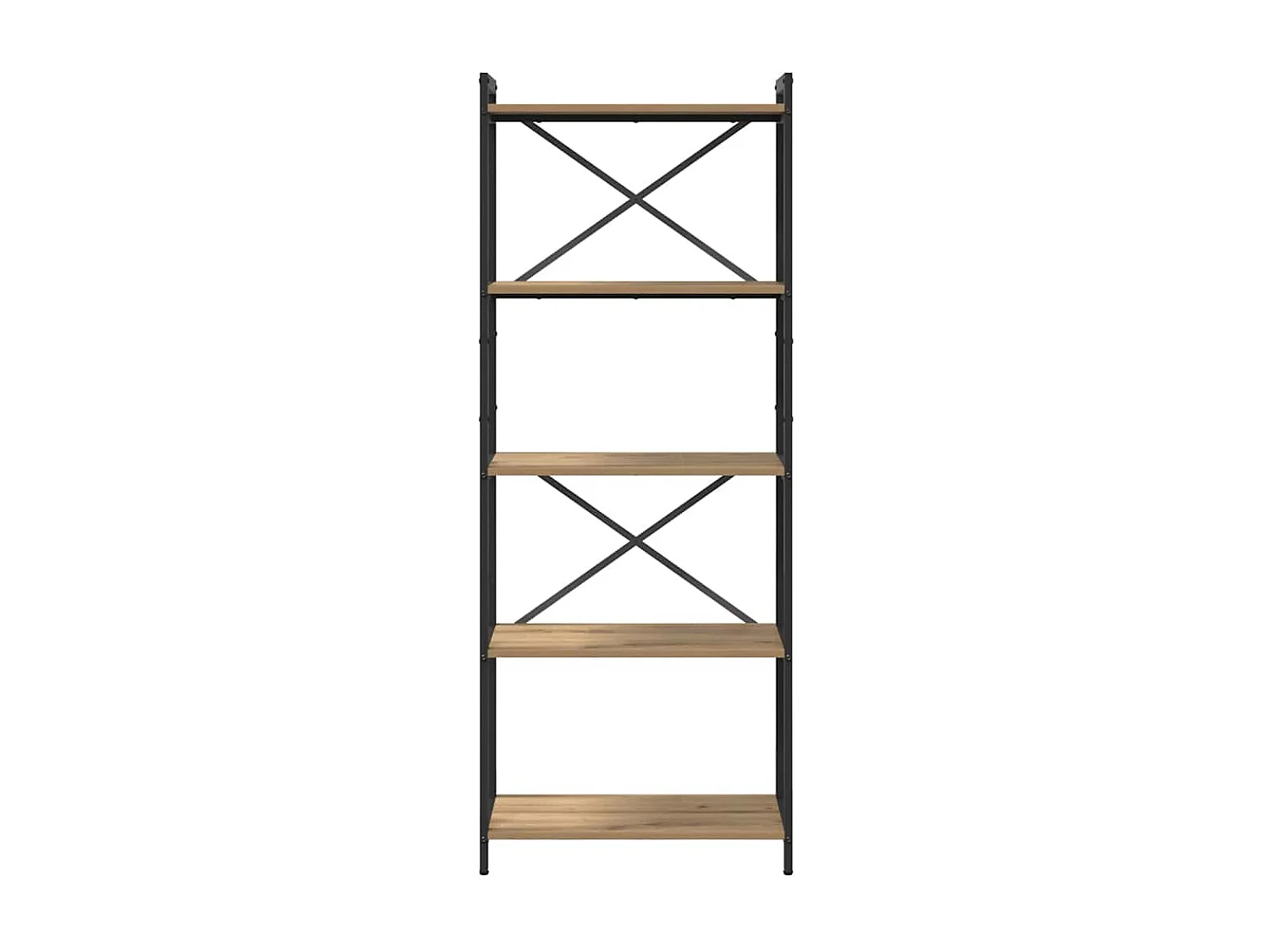 Libreria | Scaffale | Mobile di stoccaggio rovere artigianale 60 x 30 x 153 cm Legno multistrato