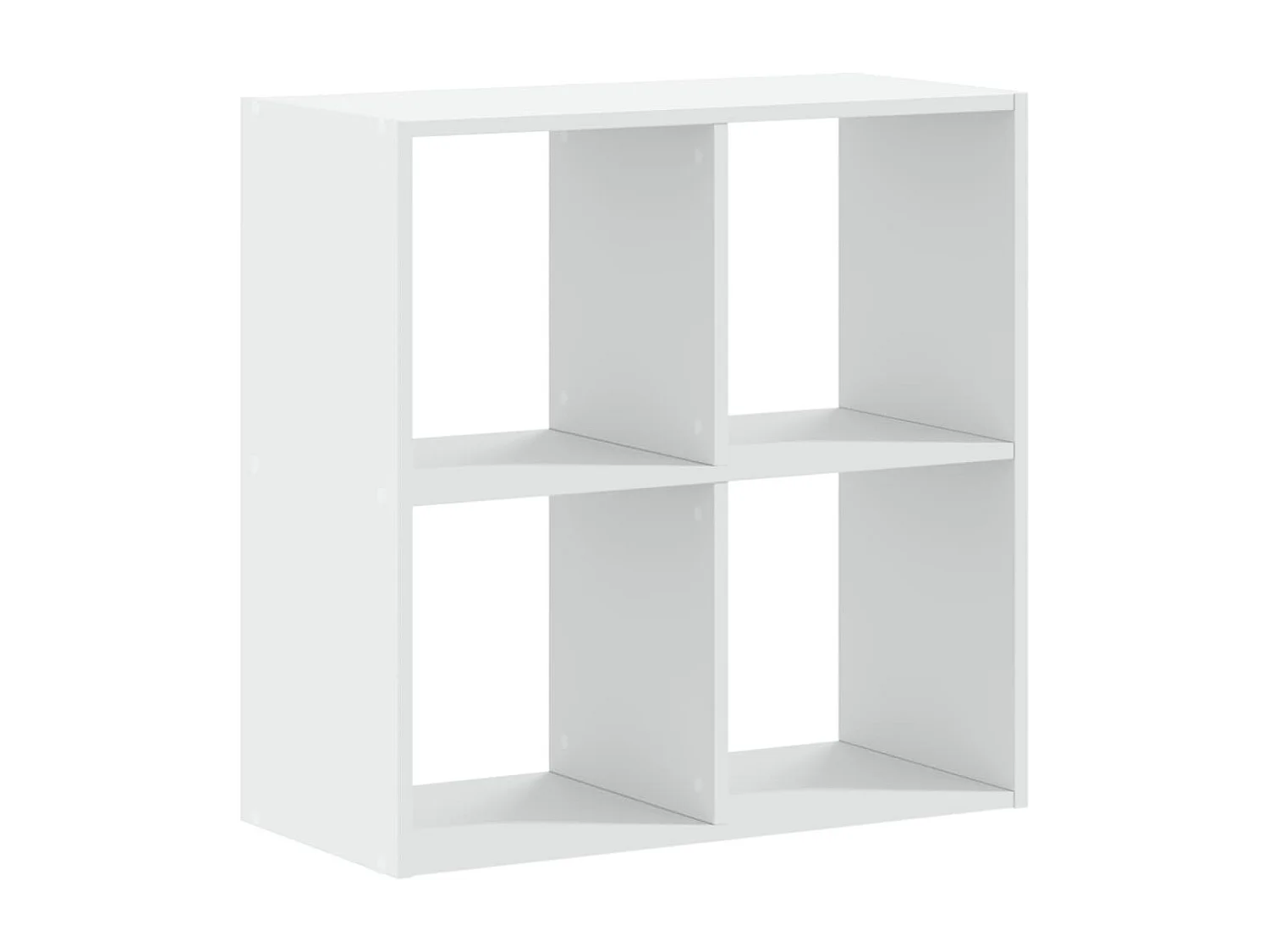 Bibliothèque | Etagère de rangement | Meuble de rangement blanc 68,5x32x68,5 cm bois d'ingénierie