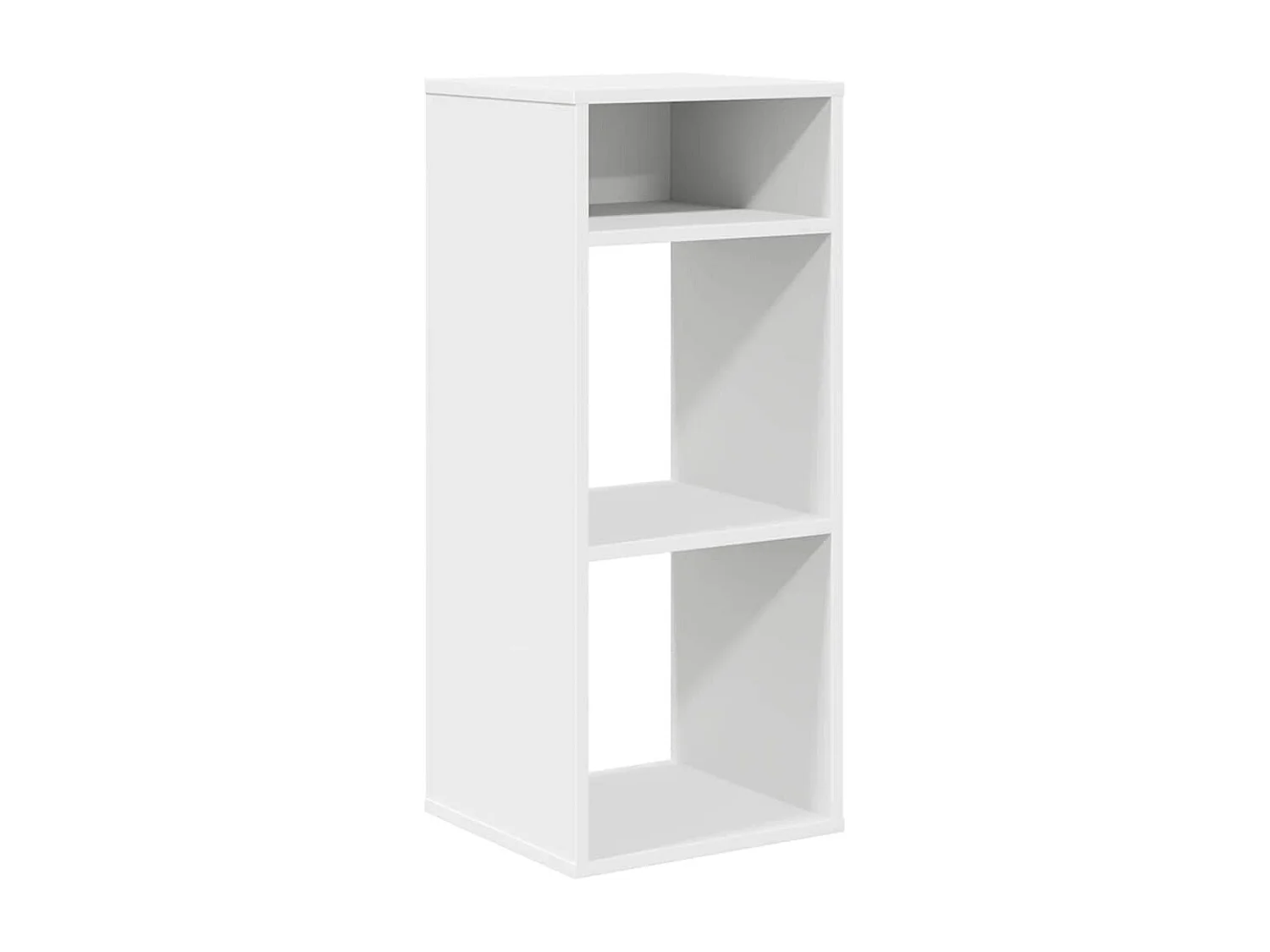 Bibliothèque | Etagère de rangement | Meuble de rangement blanc 34x31x80 cm bois d'ingénierie