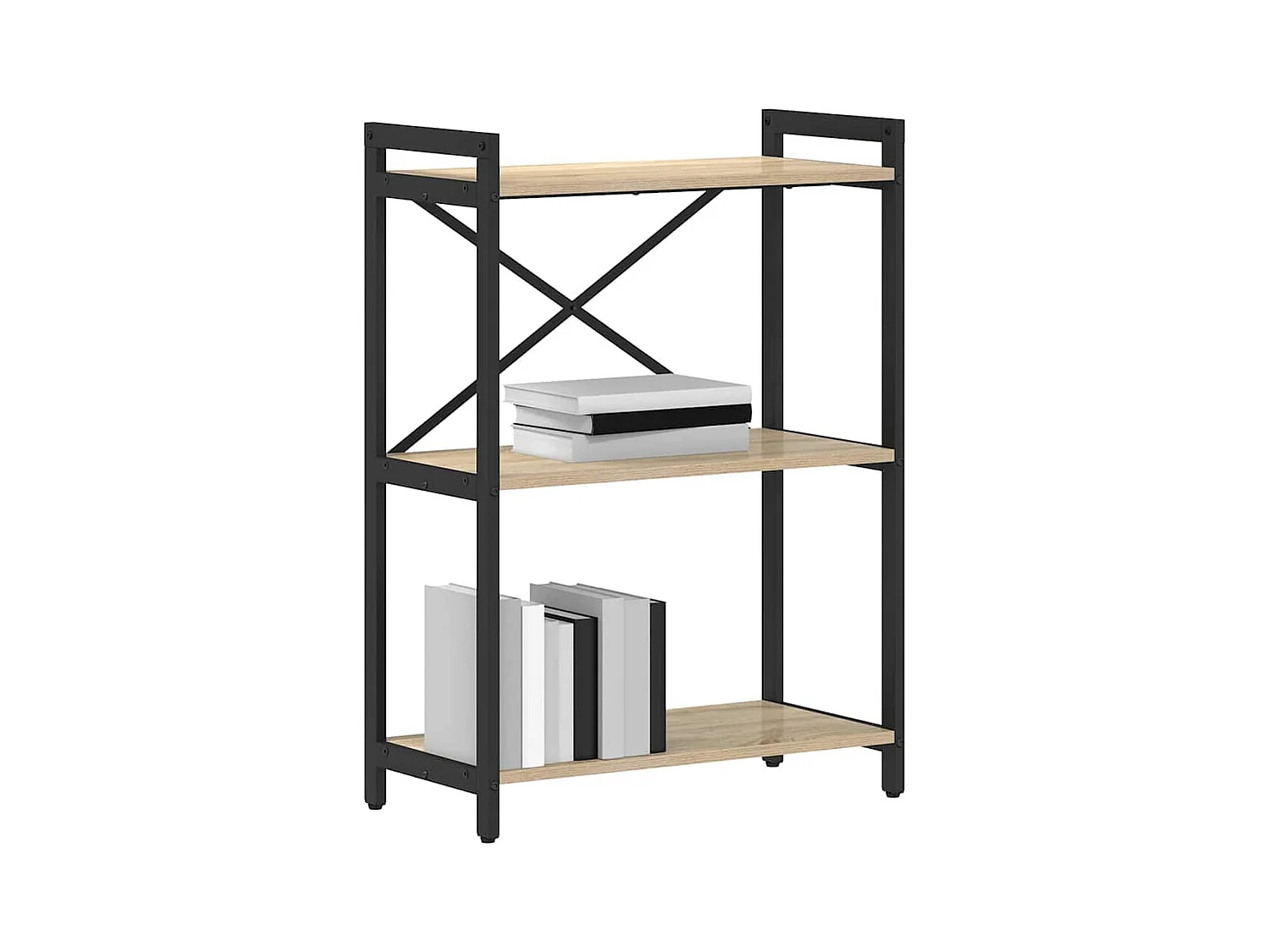 Libreria | Scaffale | Mobile di stoccaggio rovere sonoma 60 x 30 x 83 cm Legno multistrato