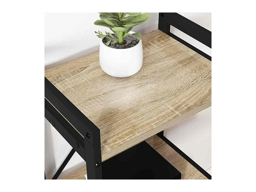 Libreria | Scaffale | Mobile di stoccaggio rovere sonoma 60 x 30 x 83 cm Legno multistrato