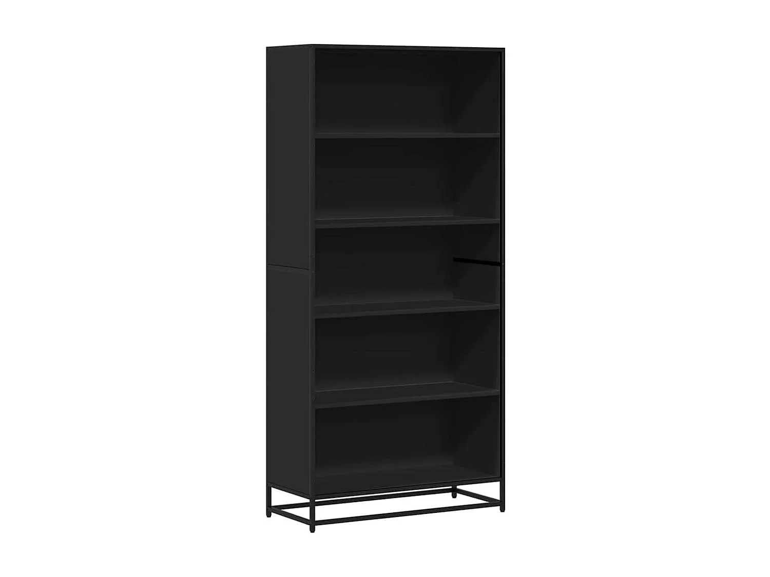 Libreria | Scaffale | Mobile di stoccaggio Nera 80,5x35x170,5 cm in Truciolato