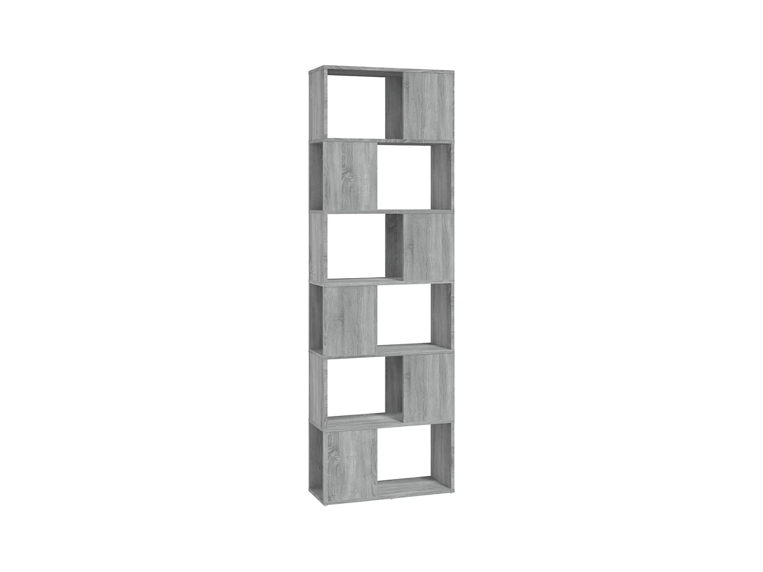 Bibliothèque | Etagère de rangement | Meuble de rangement Sonoma gris 60x24x186 cm