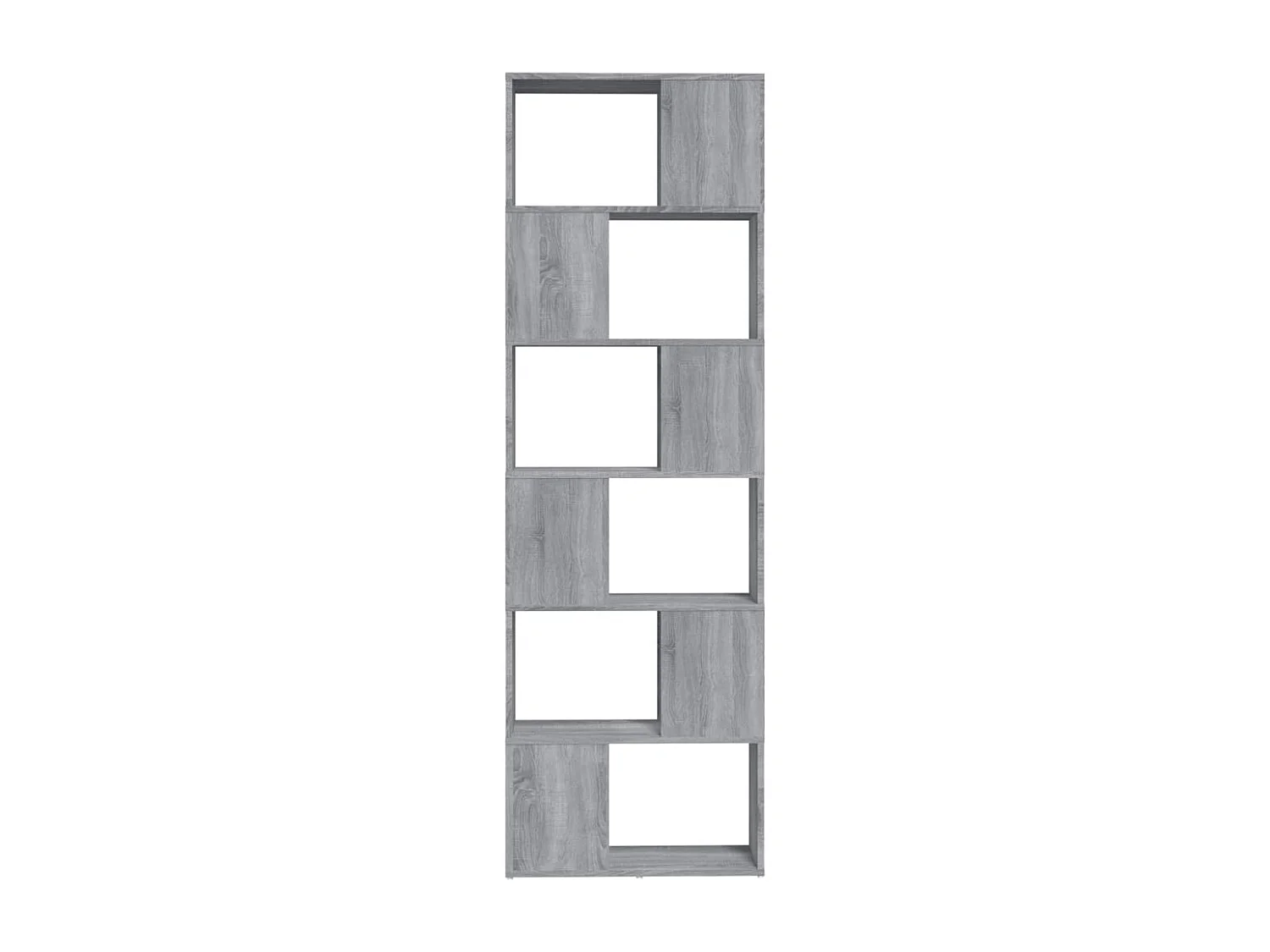 Bibliothèque | Etagère de rangement | Meuble de rangement Sonoma gris 60x24x186 cm