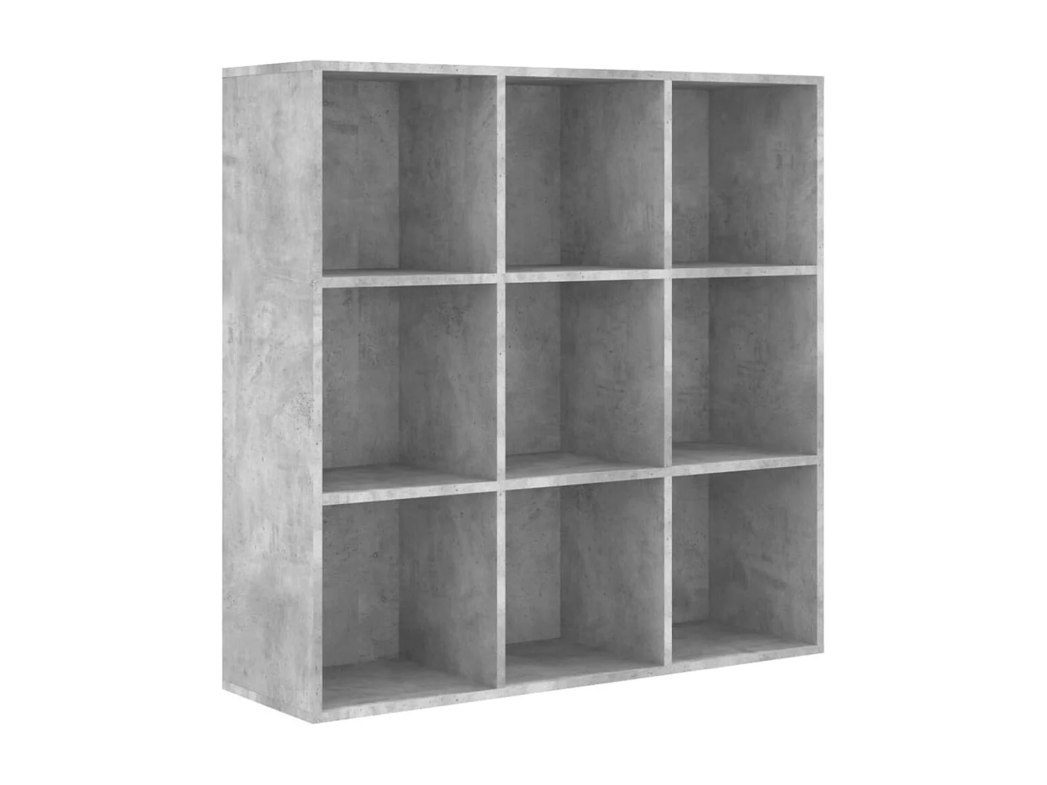 Libreria | Scaffale | Mobile di stoccaggio Grigio Cemento 98x29x97,5 cm in Legno Multistrato