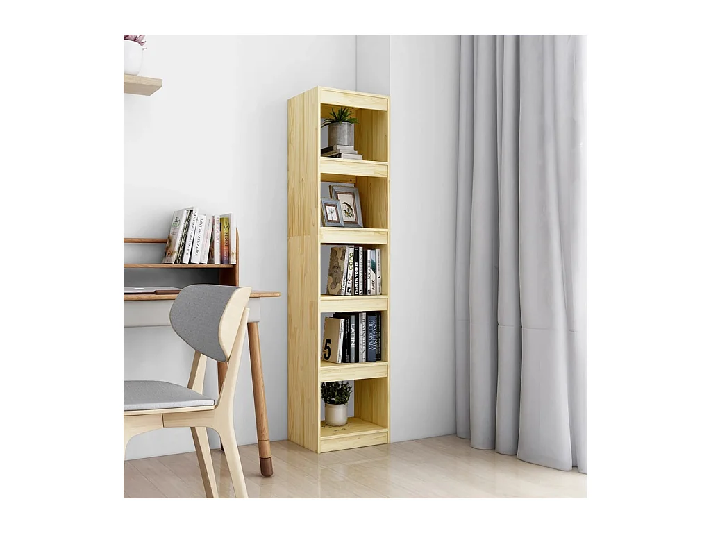 Libreria | Scaffale | Mobile di stoccaggio Divisorio 40x30x167,5 cm Legno Massello di Pino
