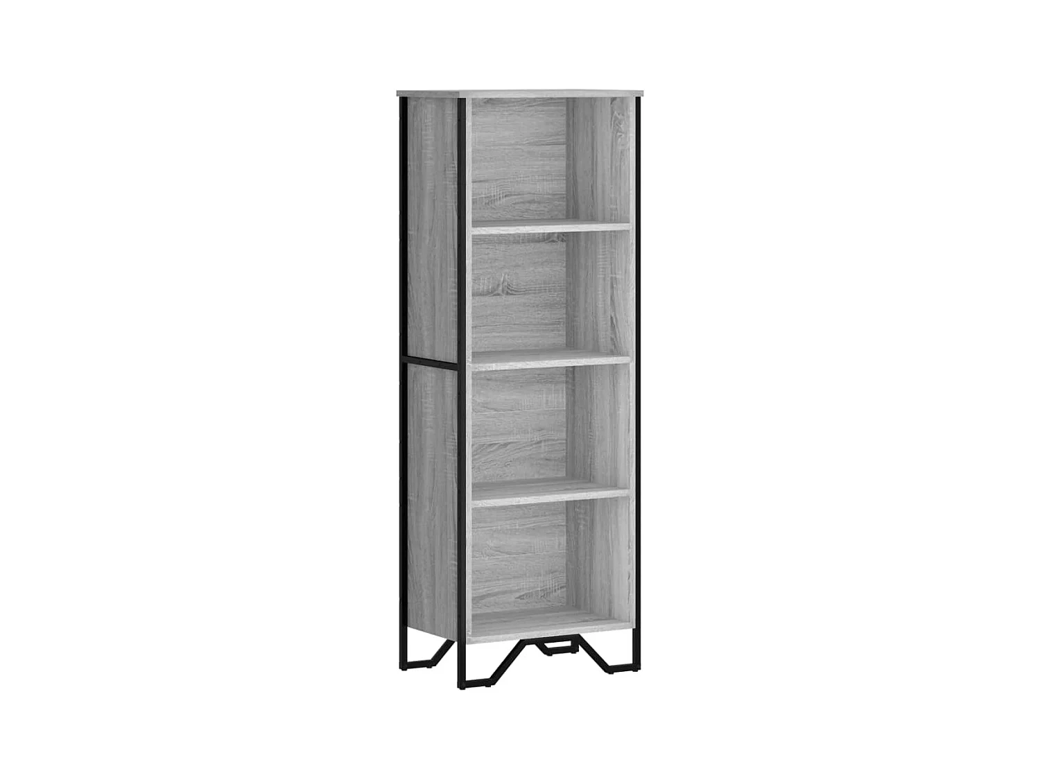 Bibliothèque | Etagère de rangement | Meuble de rangement sonoma gris 50x31x137,5 cm bois d'ingénierie