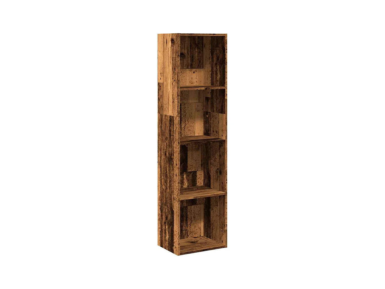 Bibliothèque | Etagère de rangement | Meuble de rangement vieux bois 40x30x152 cm bois d'ingénierie