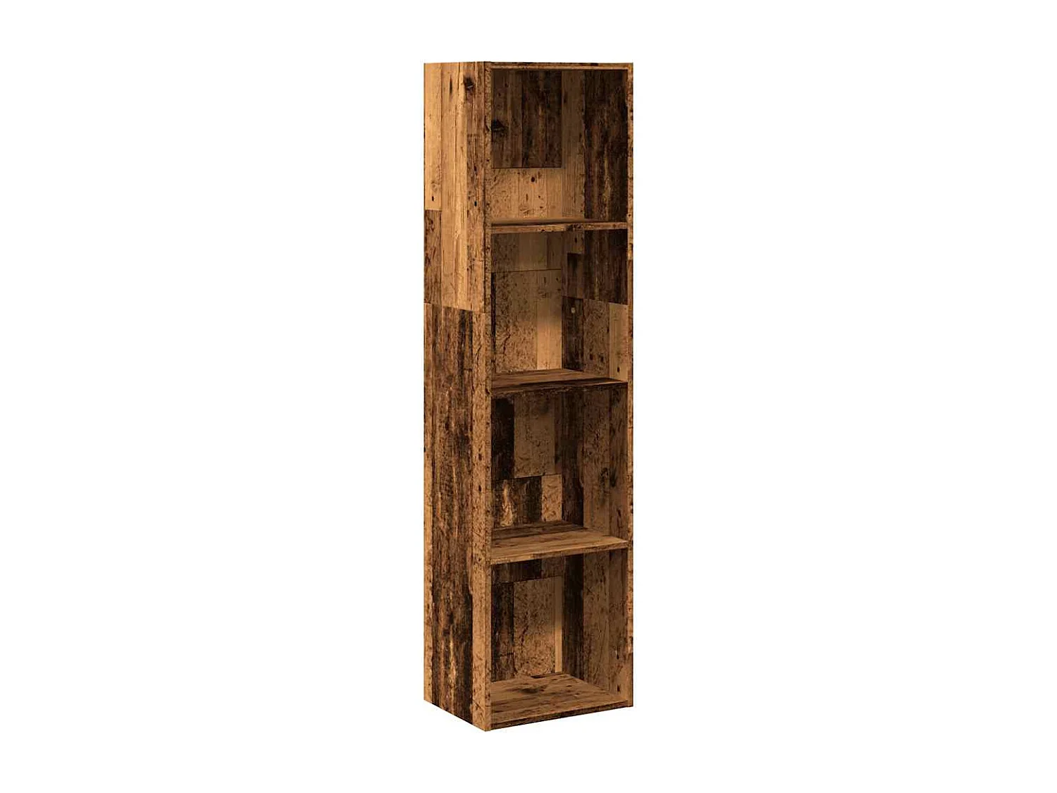 Bibliothèque | Etagère de rangement | Meuble de rangement vieux bois 40x30x152 cm bois d'ingénierie