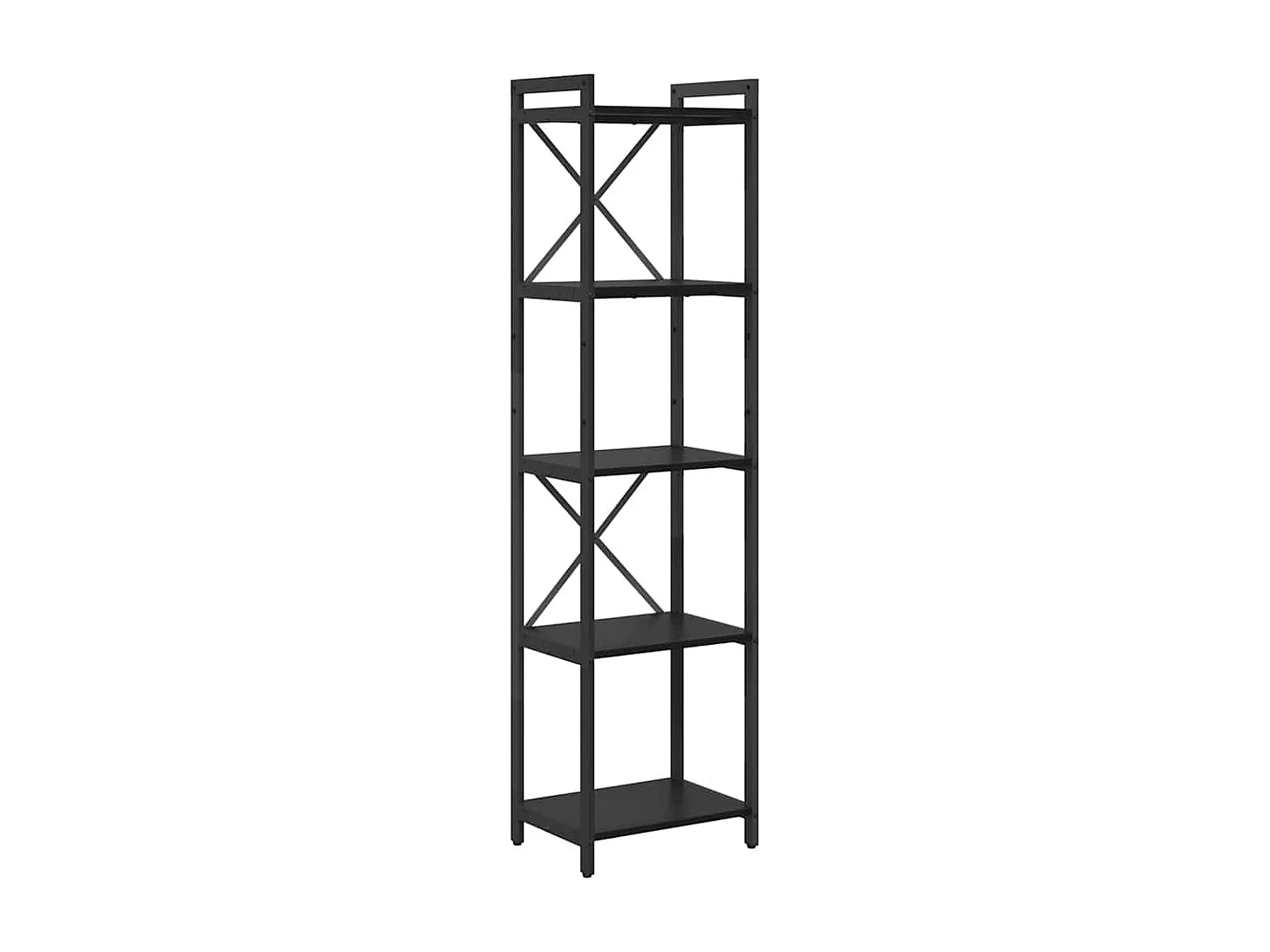Bibliothèque | Etagère de rangement | Meuble de rangement Chêne noir 40 x 30 x 153 cm Bois d'ingénierie
