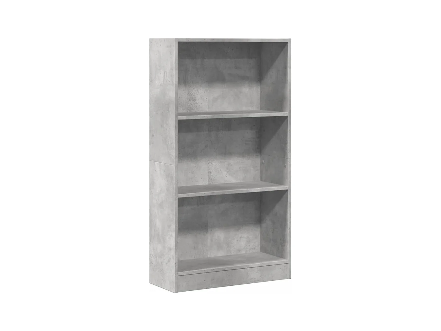 Bibliothèque | Etagère de rangement | Meuble de rangement gris béton 60x24x109 cm bois d'ingénierie