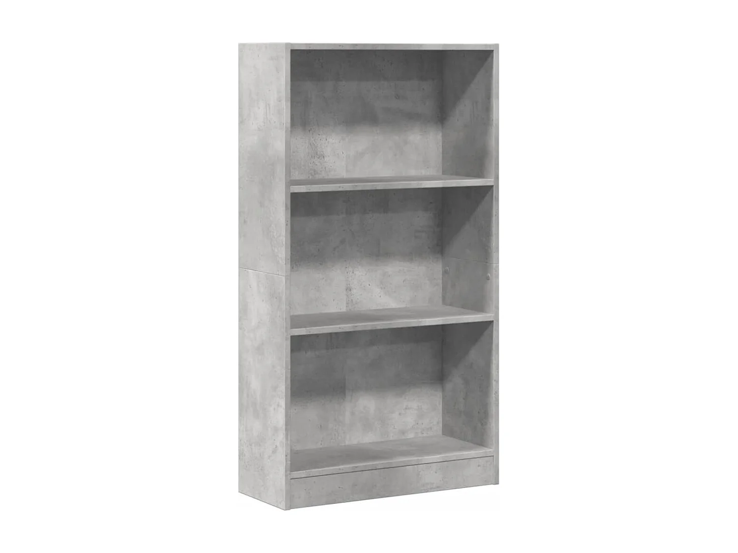 Bibliothèque | Etagère de rangement | Meuble de rangement gris béton 60x24x109 cm bois d'ingénierie