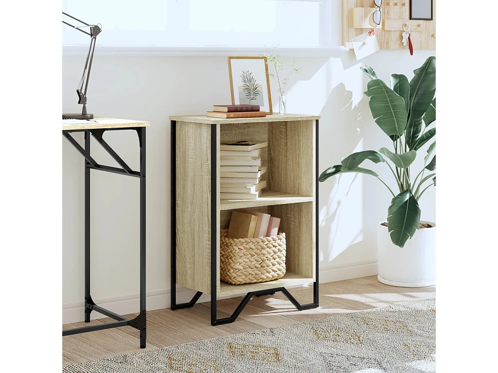 Libreria | Scaffale | Mobile di stoccaggio Rovere Sonoma 50x31x74,5 cm in Legno Multistrato