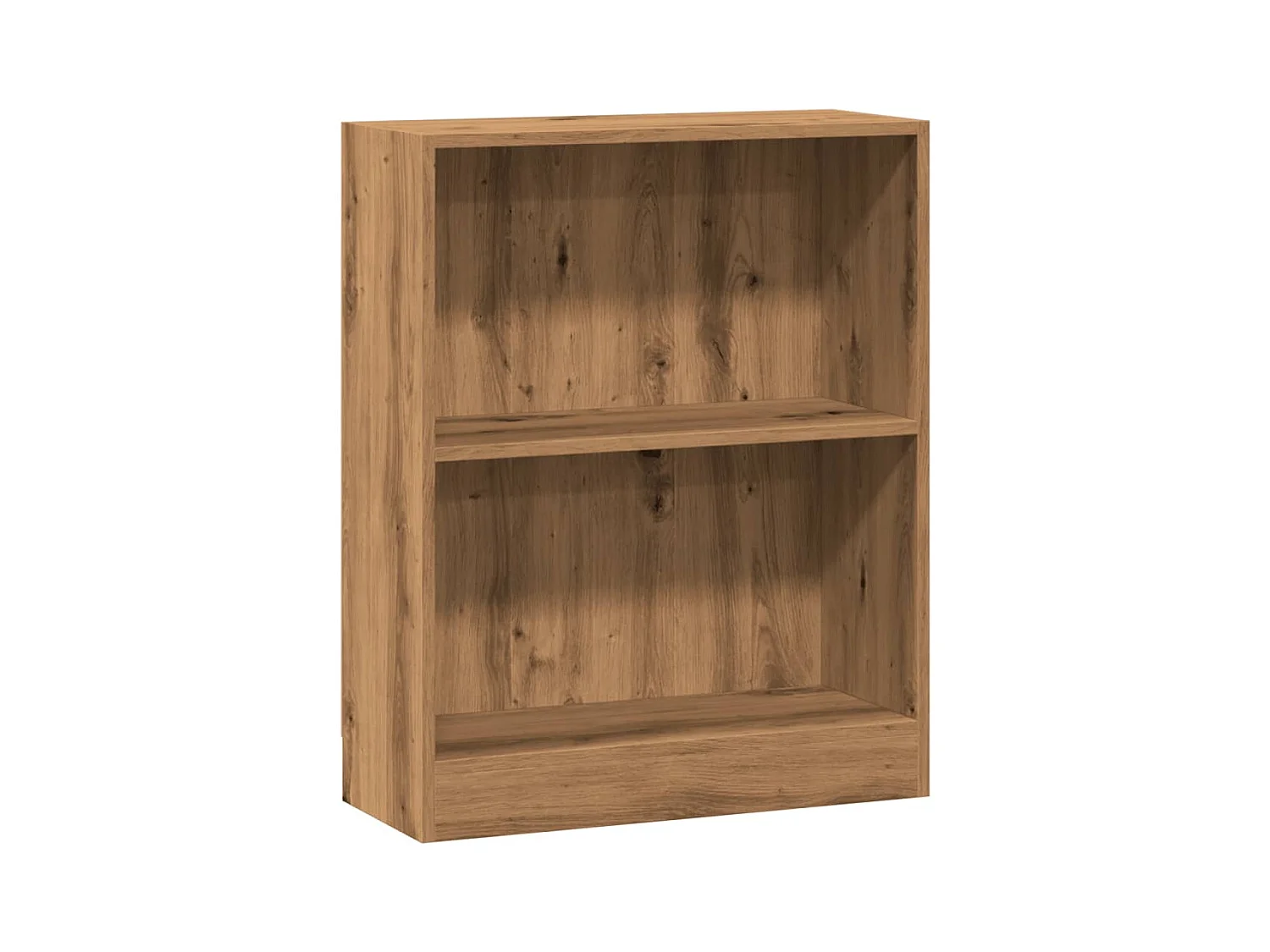 Bibliothèque | Etagère de rangement | Meuble de rangement chêne artisanal 60x24x76 cm bois d'ingénierie