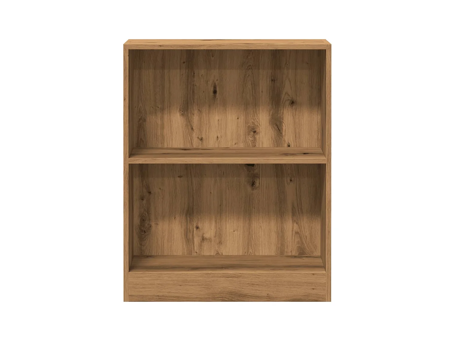 Bibliothèque | Etagère de rangement | Meuble de rangement chêne artisanal 60x24x76 cm bois d'ingénierie