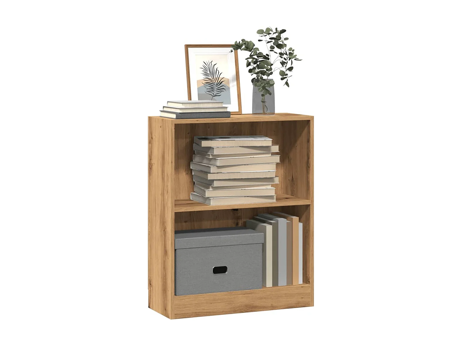 Libreria | Scaffale | Mobile di stoccaggio Rovere Artigianale 60x24x76 cm in Truciolato