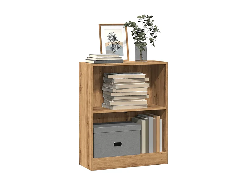 Libreria | Scaffale | Mobile di stoccaggio Rovere Artigianale 60x24x76 cm in Truciolato