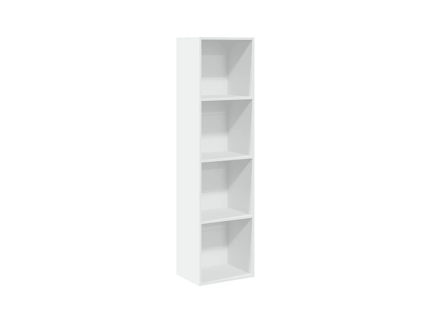 Bibliothèque | Etagère de rangement | Meuble de rangement blanc 40x30x152 cm bois d'ingénierie