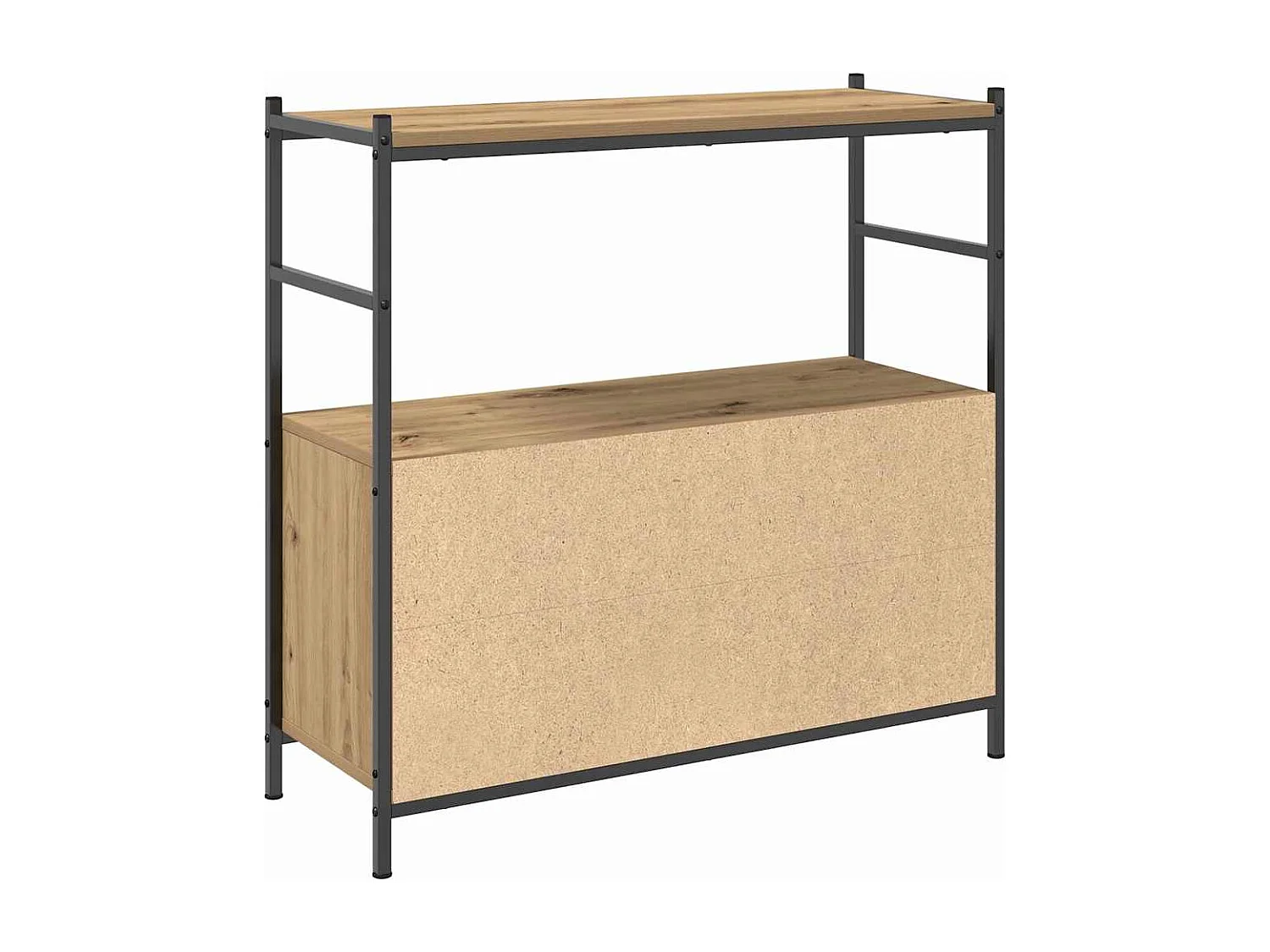 Bibliothèque | Etagère de rangement | Meuble de rangement Artisian Chêne 80x30x78,5 cm Bois d'ingénierie