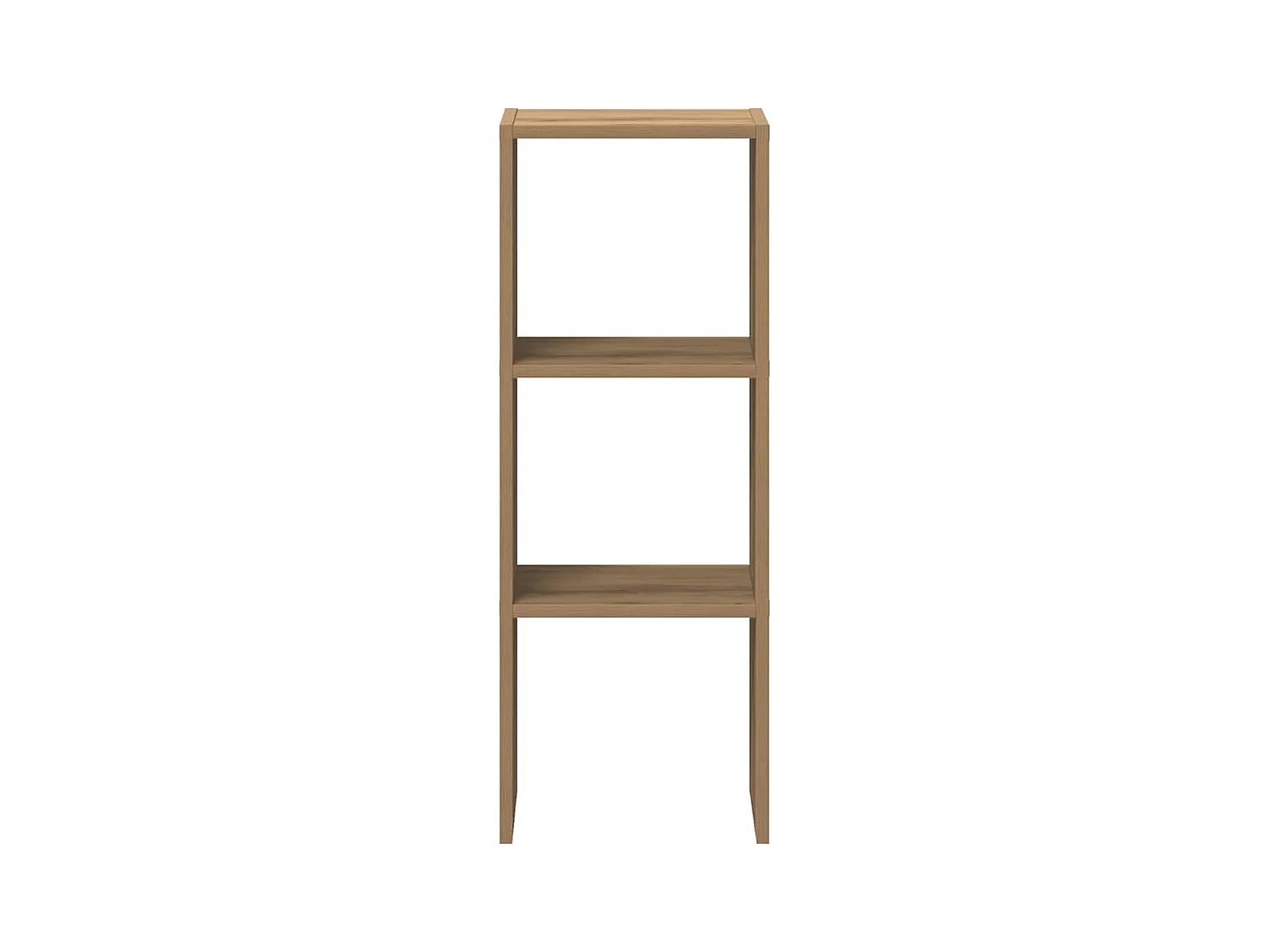 Bibliothèque | Etagère de rangement | Meuble de rangement empilable chêne artisanal bois d'ingénierie