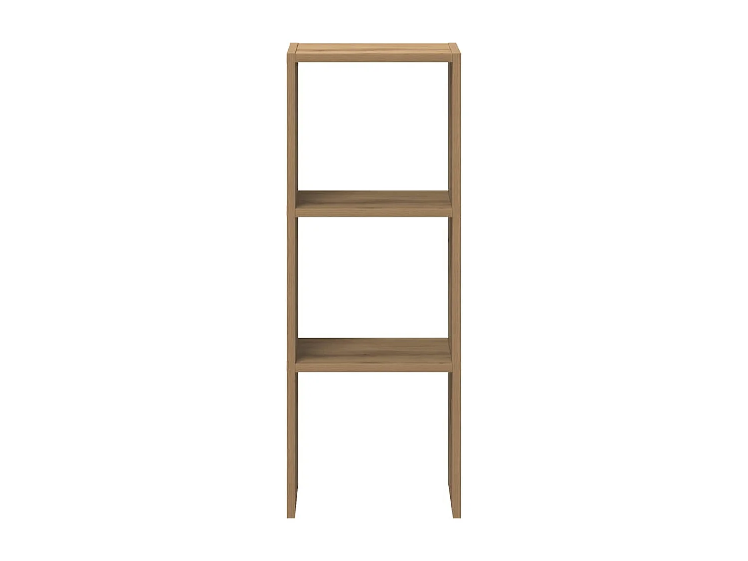 Libreria | Scaffale | Mobile di stoccaggio Impilabili Rovere Artigianale 30x30x80 cm Truciolato