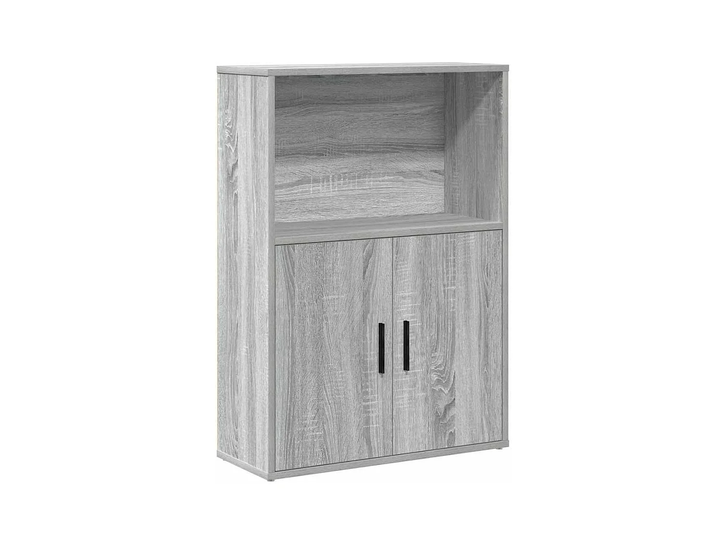 Bibliothèque | Etagère de rangement | Meuble de rangement sonoma gris 60x24x85 cm bois d'ingénierie